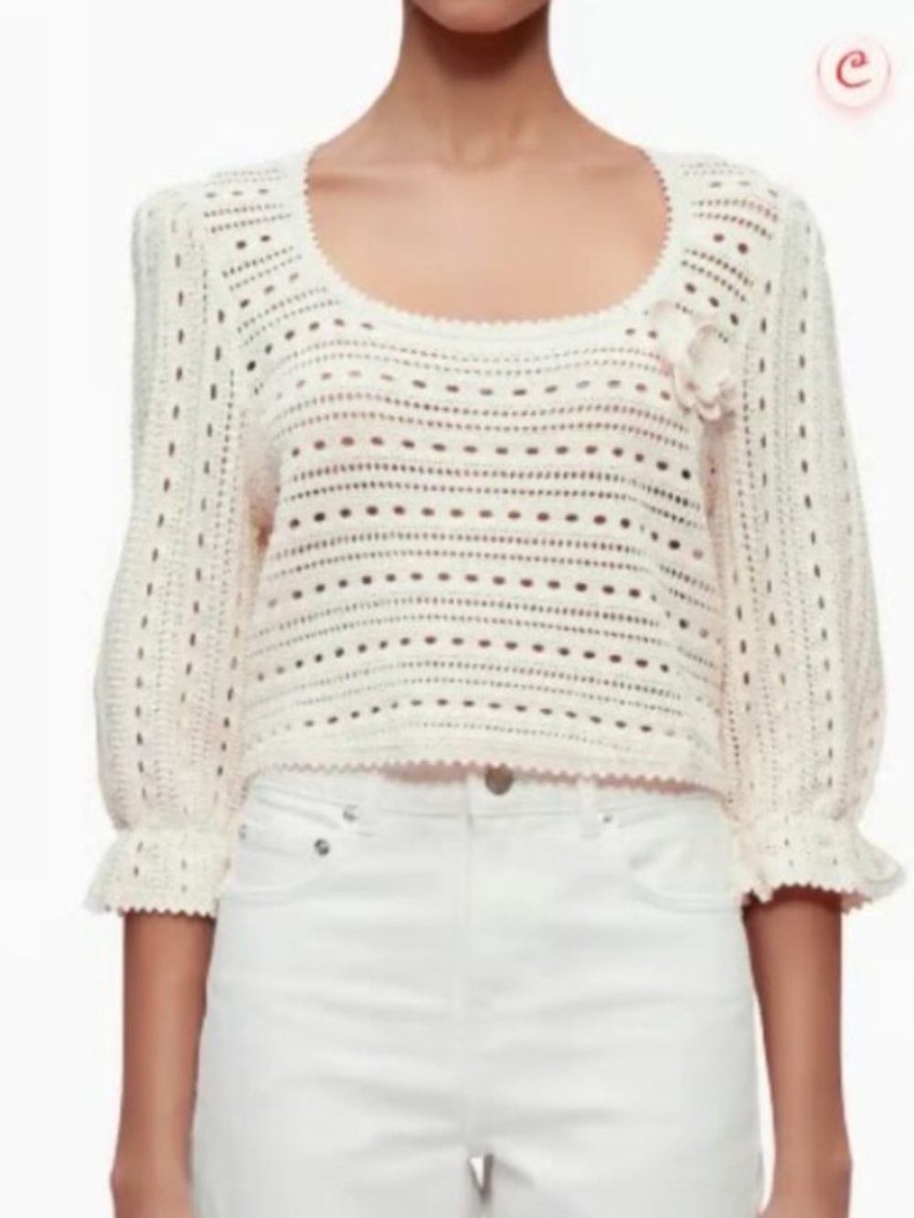 NWT Maje Croquet Pointelle Sweater
Sz Fr 3
